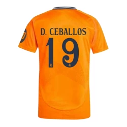 Real Madrid Voetbalshirt 2024-25 HP D. Ceballos #19 Uittenue Heren