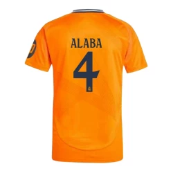 Real Madrid Voetbalshirt 2024-25 HP David Alaba #4 Uittenue Heren