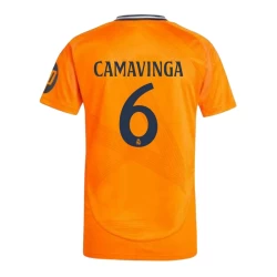 Real Madrid Voetbalshirt 2024-25 HP Eduardo Camavinga #6 Uittenue Heren