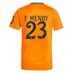 Real Madrid Voetbalshirt 2024-25 HP F. Mendy #23 Uittenue Heren