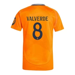 Real Madrid Voetbalshirt 2024-25 HP Federico Valverde #8 Uittenue Heren