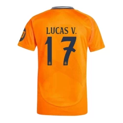 Real Madrid Voetbalshirt 2024-25 HP Lucas V. #17 Uittenue Heren