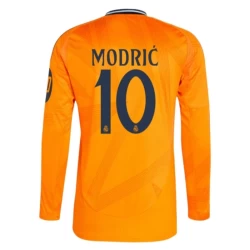 Real Madrid Voetbalshirt 2024-25 HP Modric #10 Uittenue Heren Lange Mouw