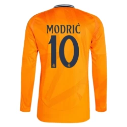 Real Madrid Voetbalshirt 2024-25 Modric #10 Uittenue Heren Lange Mouw