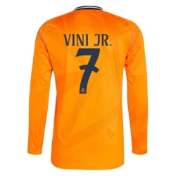 Real Madrid Voetbalshirt 2024-25 Vinicius Junior #7 Uittenue Heren Lange Mouw