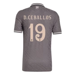 Real Madrid Voetbalshirt D. Ceballos #19 2024-25 Thirdtenue Heren