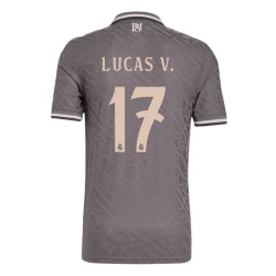 Real Madrid Voetbalshirt Lucas V. #17 2024-25 Thirdtenue Heren