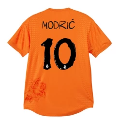 Real Madrid Voetbalshirt Luka Modrić #10 2023-24 x Y3 Orange Fourthtenue Heren