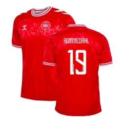 Rommedahl #19 Denemarken Voetbalshirt EK 2024 Thuistenue Heren