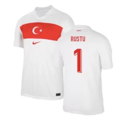 Rustu #1 Turkije Voetbalshirt EK 2024 Thuistenue Heren