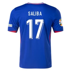 Saliba #17 Frankrijk Voetbalshirt EK 2024 Thuistenue Heren