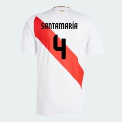 Santamaria #4 Peru Voetbalshirt Copa America 2024 Thuistenue Heren