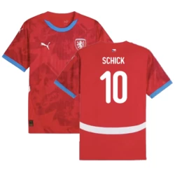 Schick #10 Tsjechië Voetbalshirt EK 2024 Thuistenue Heren