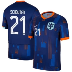 Schouten #21 Nederlands Voetbalshirt EK 2024 Uittenue Heren