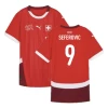 Seferovic #9 Zwitserland Voetbalshirt EK 2024 Thuistenue Heren