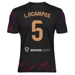 Sevilla FC Voetbalshirt L.Ocampos #5 2024-25 Thirdtenue Heren