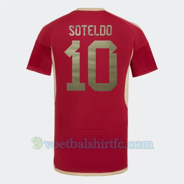 Soteldo #10 Venezuela Voetbalshirt Copa America 2024 Thuistenue Heren