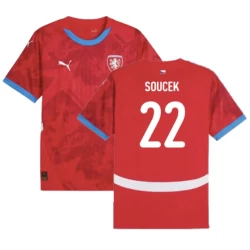 Soucek #22 Tsjechië Voetbalshirt EK 2024 Thuistenue Heren