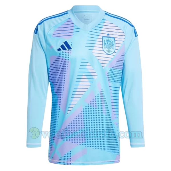 Spanje Voetbalshirt EK 2024 Keeper Thuistenue Heren Lange Mouw