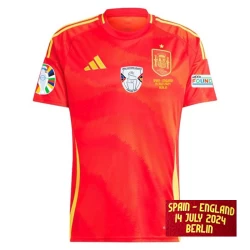 Spanje Voetbalshirt Finals UEFA Euro 2024 Thuistenue Heren