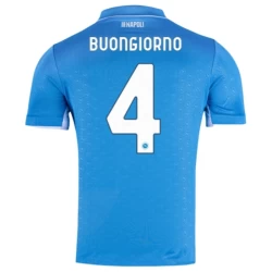 SSC Napoli Buongiorno #4 Voetbalshirt 2024-25 Thuistenue Heren