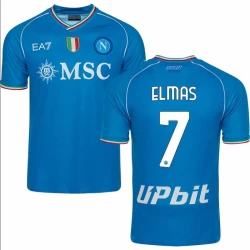 SSC Napoli Elmas #7 Voetbalshirt 2023-24 Thuistenue Heren
