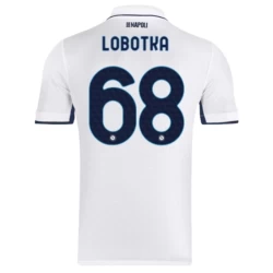 SSC Napoli Voetbalshirt 2024-25 Lobotka #68 Uittenue Heren