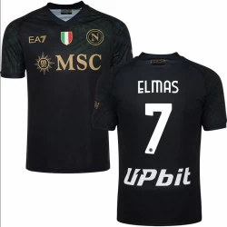 SSC Napoli Voetbalshirt Elmas #7 2023-24 Thirdtenue Heren