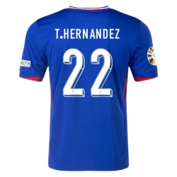 T. Hernandez #22 Frankrijk Voetbalshirt EK 2024 Thuistenue Heren