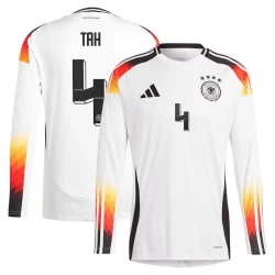 Tah #4 Duitsland Voetbalshirt EK 2024 Thuistenue Heren Lange Mouw