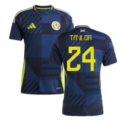 Taylor #24 Schotland Voetbalshirt EK 2024 Thuistenue Heren