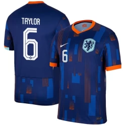 Taylor #6 Nederlands Voetbalshirt EK 2024 Uittenue Heren