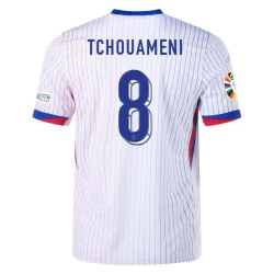 Tchouameni #8 Frankrijk Voetbalshirt EK 2024 Uittenue Heren