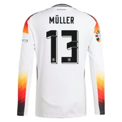 Thomas Müller #13 Duitsland Voetbalshirt EK 2024 Thuistenue Heren Lange Mouw