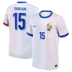 Thuram #15 Frankrijk Voetbalshirt EK 2024 Uittenue Heren