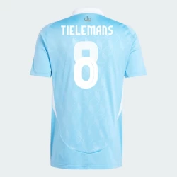 Tielemans #8 België Voetbalshirt EK 2024 Uittenue Heren