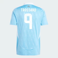 Trossard #9 België Voetbalshirt EK 2024 Uittenue Heren