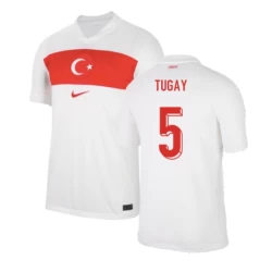 Tugay #5 Turkije Voetbalshirt EK 2024 Thuistenue Heren