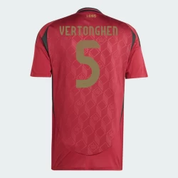 Vertonghen #5 België Voetbalshirt EK 2024 Thuistenue Heren