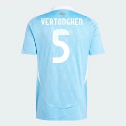 Vertonghen #5 België Voetbalshirt EK 2024 Uittenue Heren