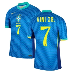 Vinicius Junior #7 Brazilië Voetbalshirt Copa America 2024 Uittenue Heren