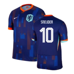 Wesley Sneijder #10 Nederlands Voetbalshirt EK 2024 Uittenue Heren