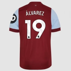 West Ham United Alvarez #19 Voetbalshirt 2023-24 Thuistenue Heren