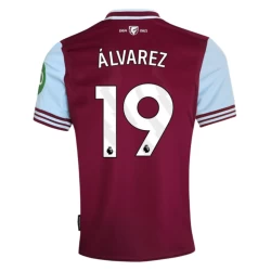 West Ham United Alvarez #19 Voetbalshirt 2024-25 Thuistenue Heren