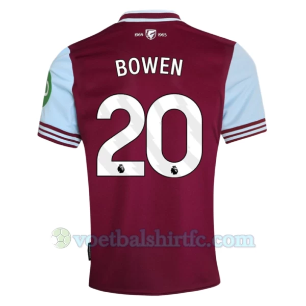 West Ham United Bowen #20 Voetbalshirt 2024-25 Thuistenue Heren