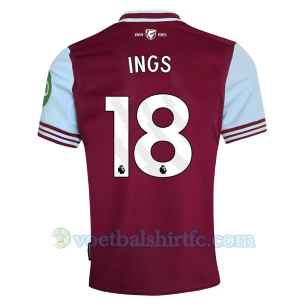 West Ham United Ings #18 Voetbalshirt 2024-25 Thuistenue Heren