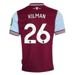 West Ham United Kilman #26 Voetbalshirt 2024-25 Thuistenue Heren