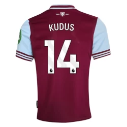 West Ham United Kudus #14 Voetbalshirt 2024-25 Thuistenue Heren