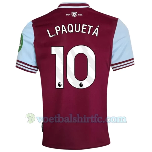 West Ham United L.Paqueta #10 Voetbalshirt 2024-25 Thuistenue Heren