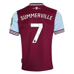 West Ham United Summerville #7 Voetbalshirt 2024-25 Thuistenue Heren